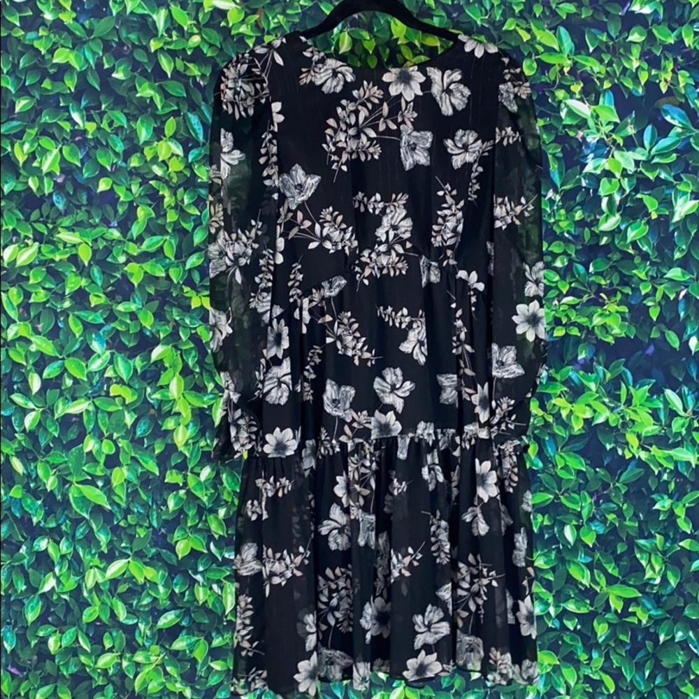 Monique Lhuillier floral print short dress